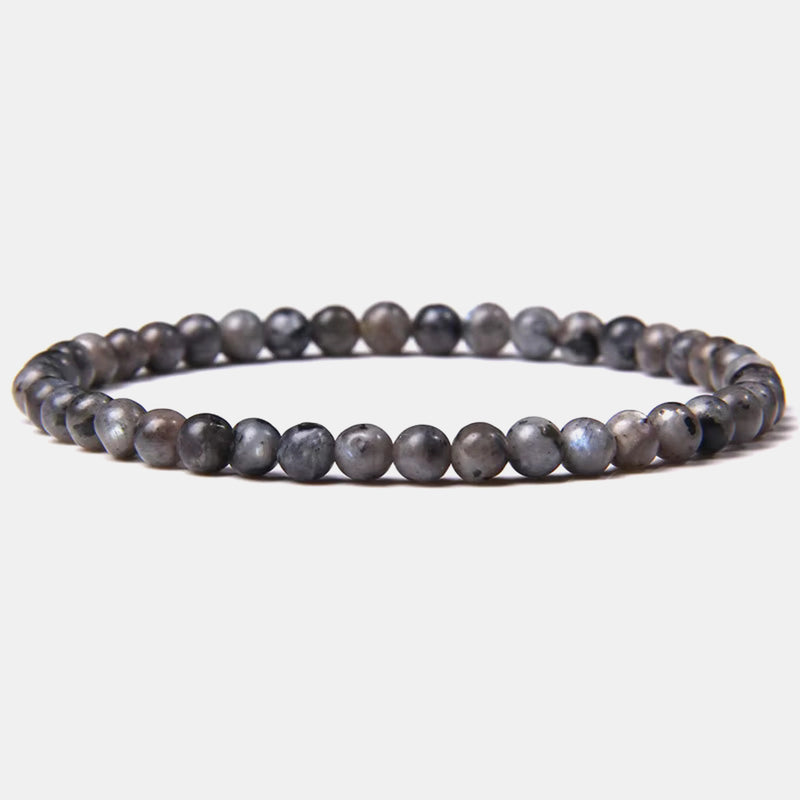 4mm Misty Moon Beaded Bracelet
