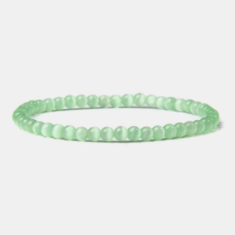 4mm Meadow Mist Beaded Bracelet