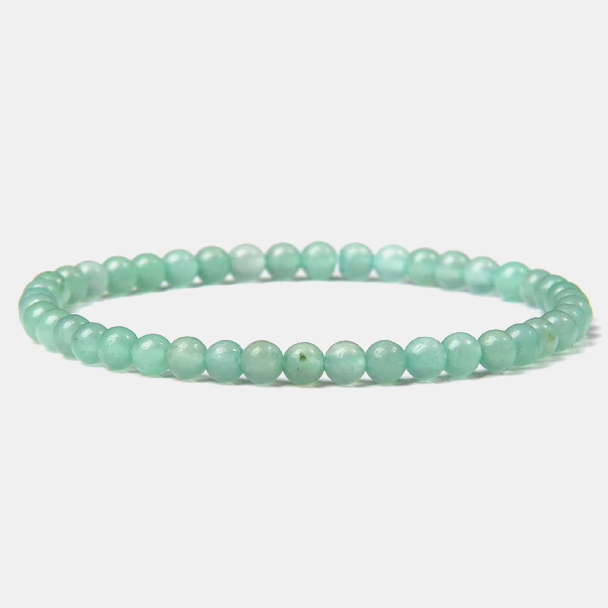 4mm Amazonite Beaded Bracelet