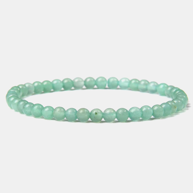 4mm Amazonite Beaded Bracelet