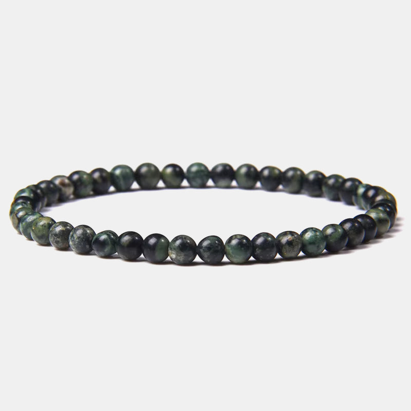 4mm Forest Stone Beaded Bracelet