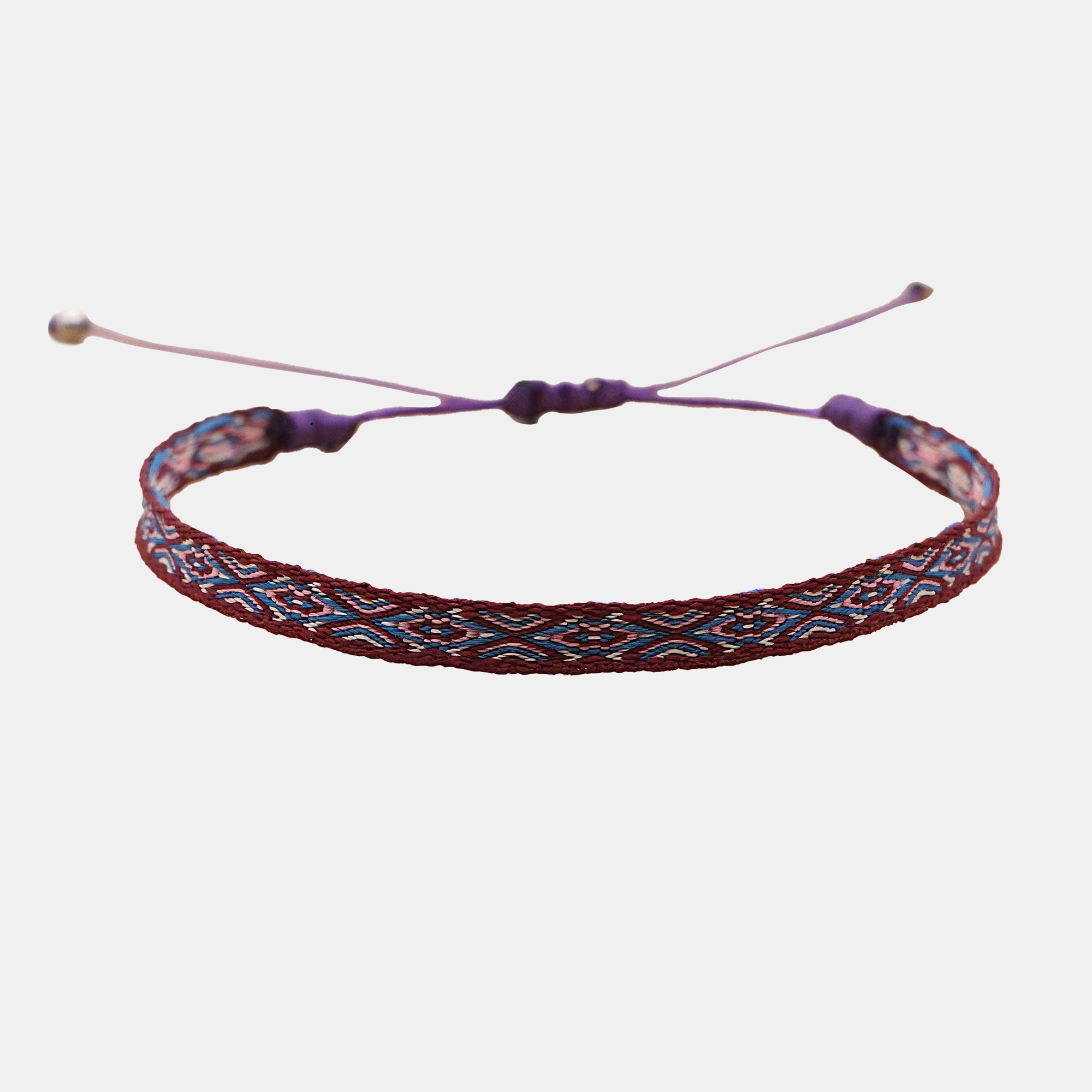Carnaby Purple & Teal Woven Bracelet